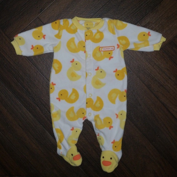baby duck pajamas